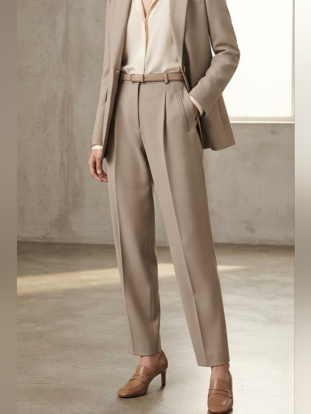 Giorgio Armani Beige Pants Tailored 6
